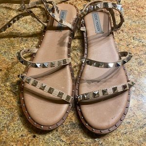 Steve Madden gladiator sandals size 9 tan